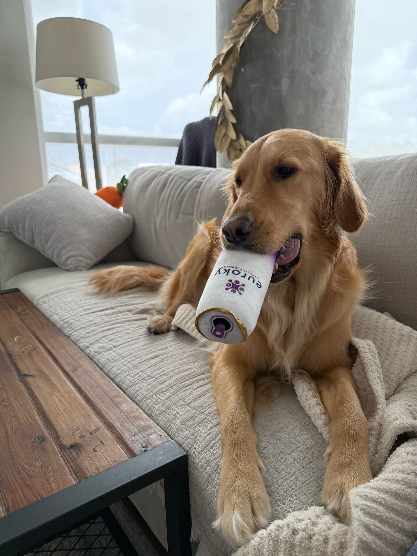 Euroky Vitality Drink Dog Toy – Fun, Durable & Squeaky for All Dogs!