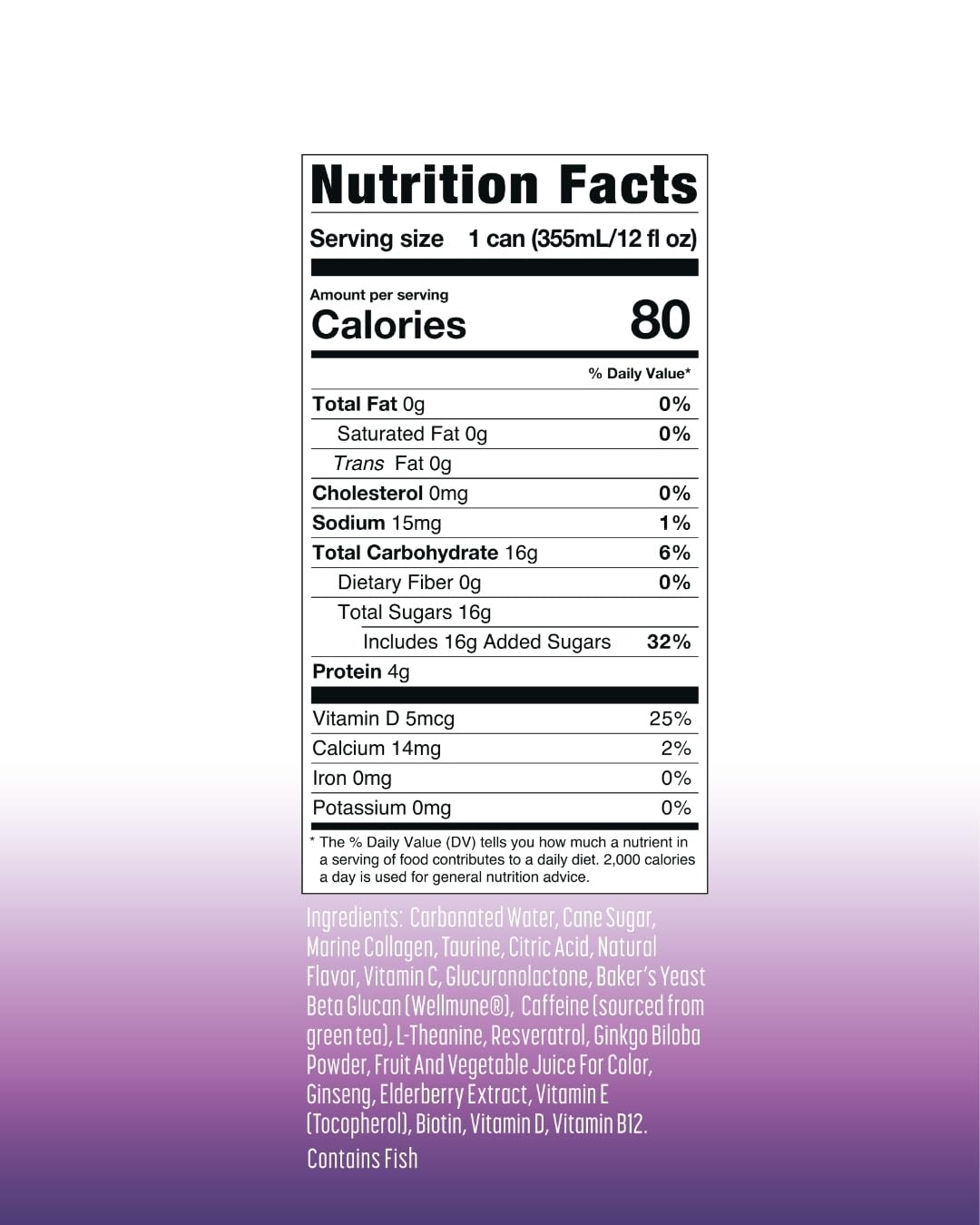 Euroky Vitality Drink, Wellness Beverage – Rejuvenation, Immunity, Cognition and Energy Support, 12 fl oz