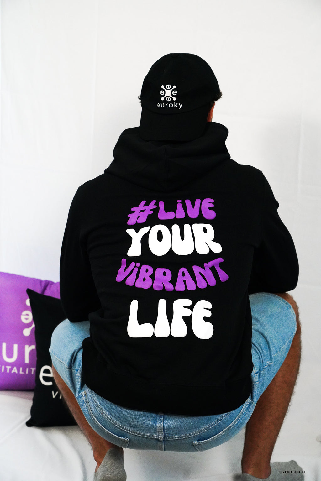 Euroky “Live Your Vibrant Life” Hoodie